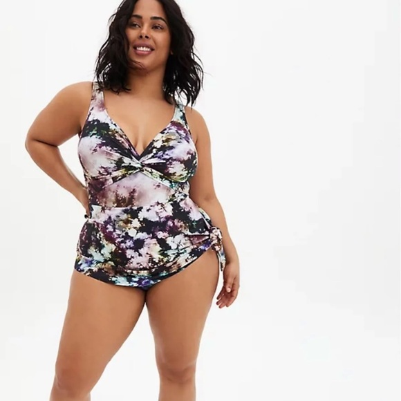 asymmetrical swim dress Navy Swirl Swim Dress – CAVA Athleisure Pvt Ltd main image 1